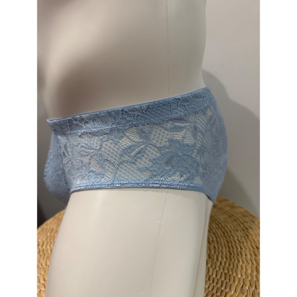 Cosabella Never Say Never Blue Diamond Lace Brief Luxury Designer Underwear Xl — image 8 of 8